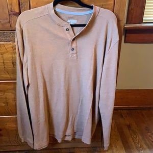 Men’s brownish colored long sleeve